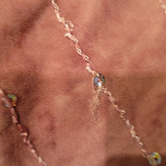 3/$30 SHANNON FORD Dusty Pink Embroidered Beaded Sequin Batik Tunic - Picture 10 of 13